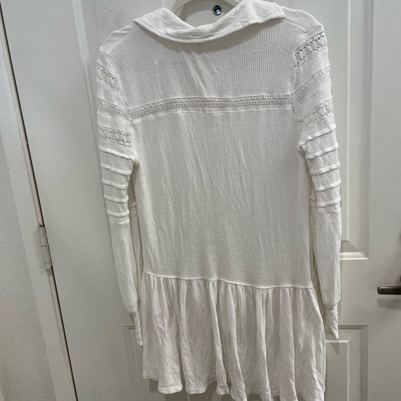 Free People Set to stun white tunic top XS - Picture 9 of 14